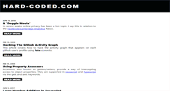 Desktop Screenshot of hard-coded.com